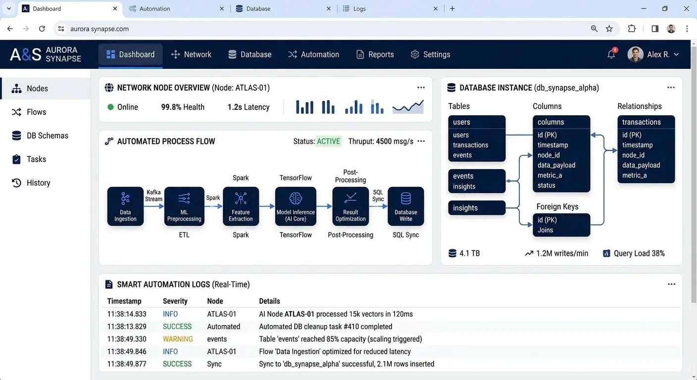 RayCodeStar custom software project interface displayed on the left laptop