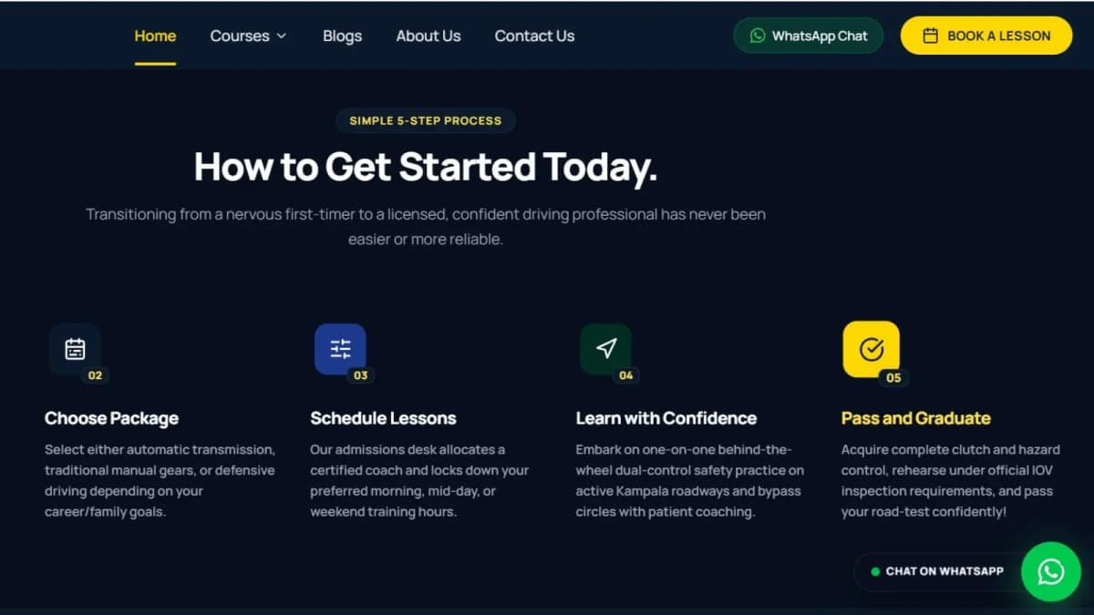 Home Page of KS Intergrated Web App
